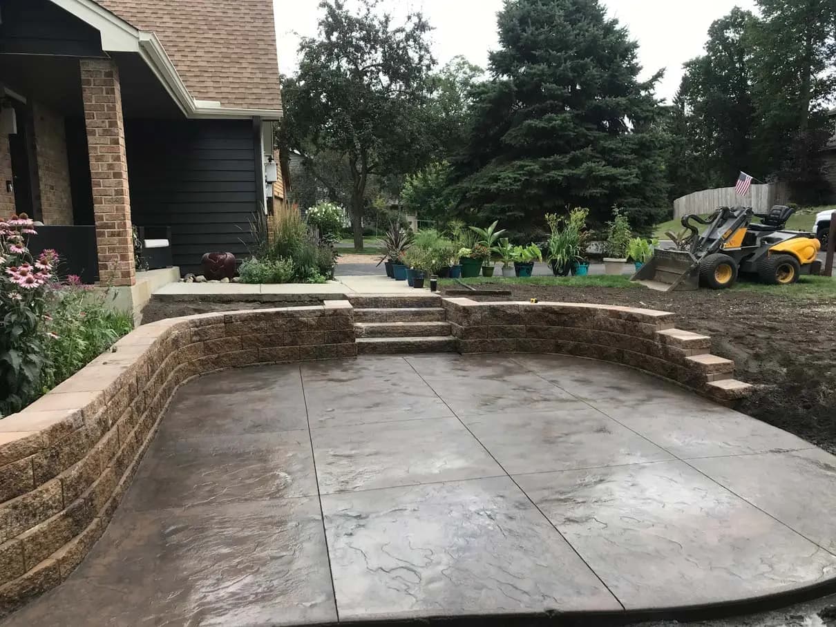 Stamped Concrete Scott County MN | Beautiful Decorative Concrete Designs