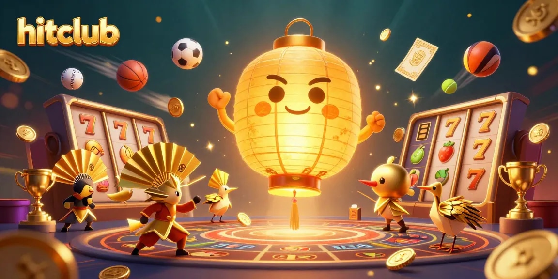 Experience exhilarating wins at hitclub's casino with golden lantern spirit and vibrant game elements.