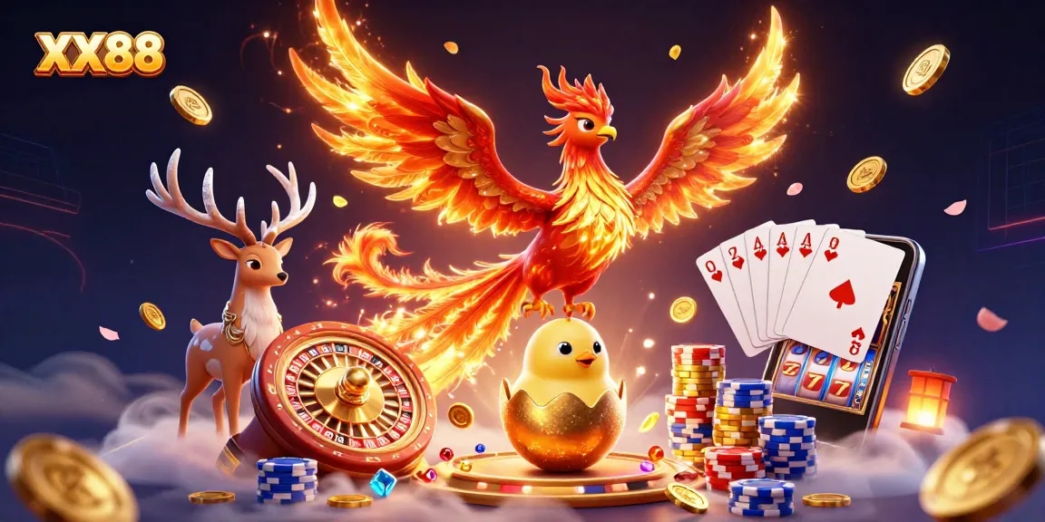 Experience exhilarating gameplay at XX88 with vibrant, engaging casino elements and stunning visuals.
