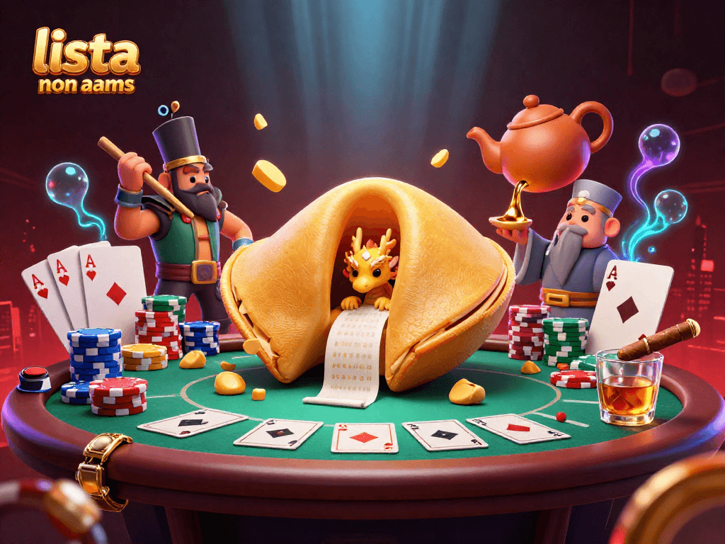 Scopri la lista casino non AAMS con un'illustrazione ricca, dove il drago saggio esplora il mondo del gioco.
