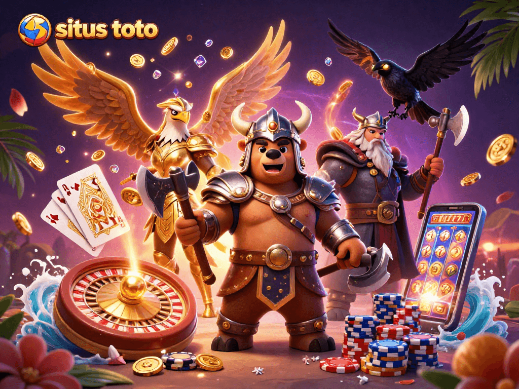 Experience exhilarating gaming with situs toto offering thrilling game features and vibrant scenes.