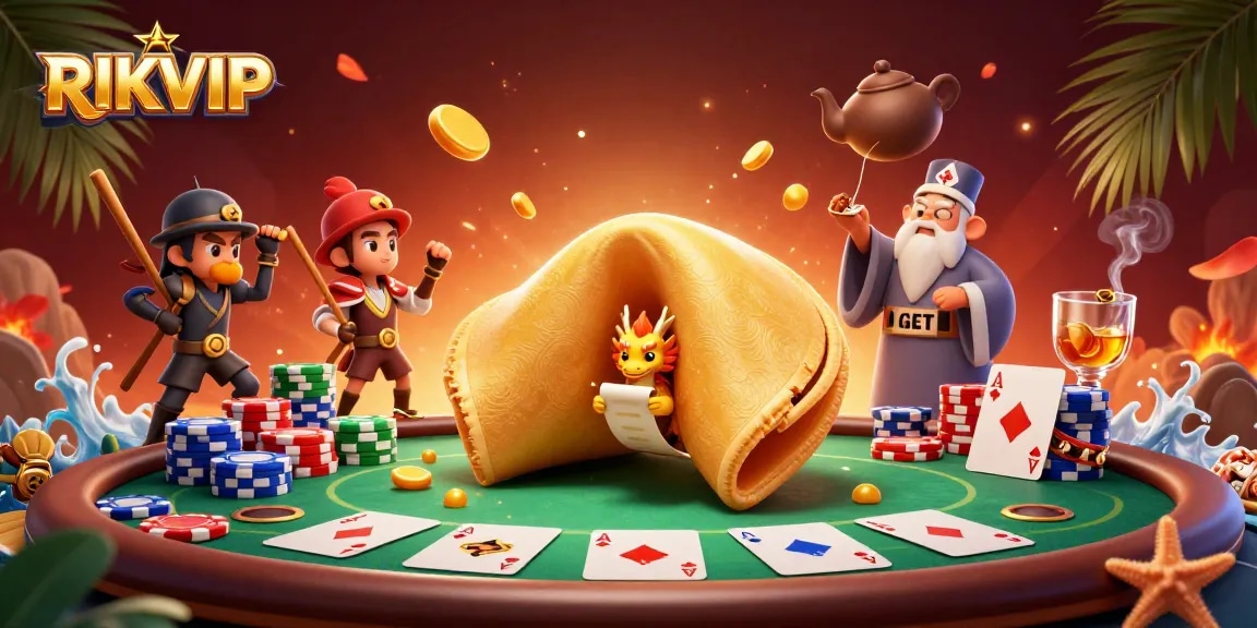 Engage in exciting gameplay at RIKVIP with a vibrant casino-themed scene featuring rich 3D elements.
