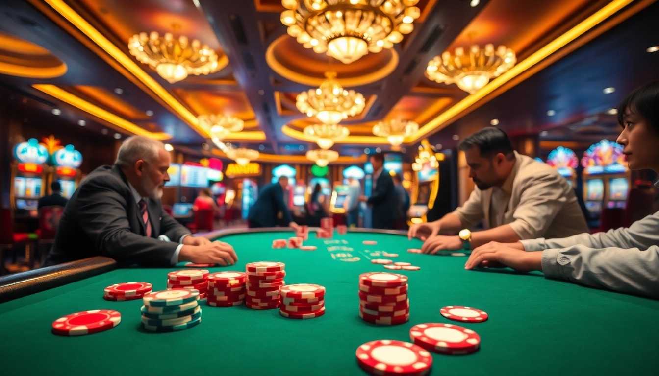 คลิกที่นี่เพื่อดูบรรยากาศของคาสิโนในเกมโป๊กเกอร์ที่ตื่นเต้น
