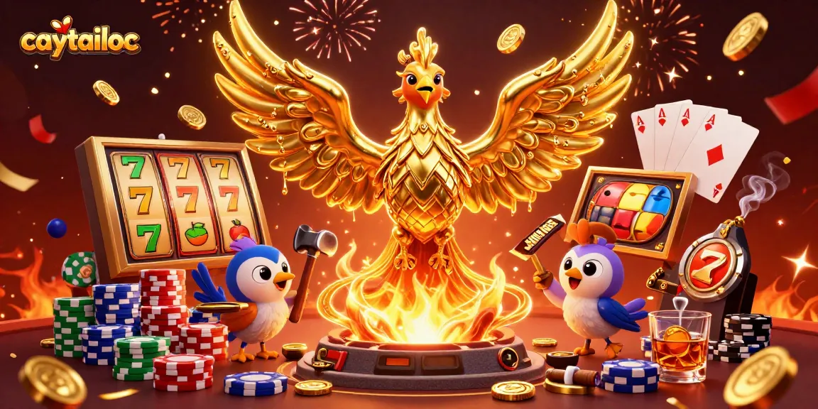 Win jackpots with caytailoc's thrilling slot game experience featuring vibrant characters and elements.