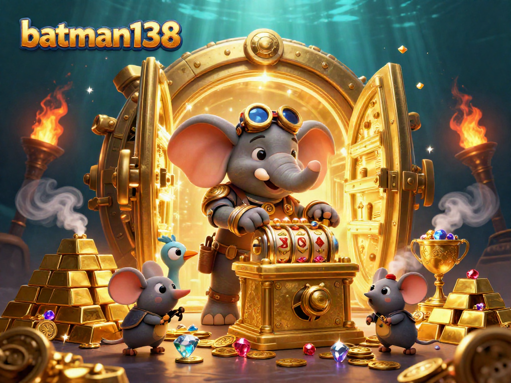 Spin the reels at batman138 with a steampunk elephant engineer and treasures overflowing from the vault.