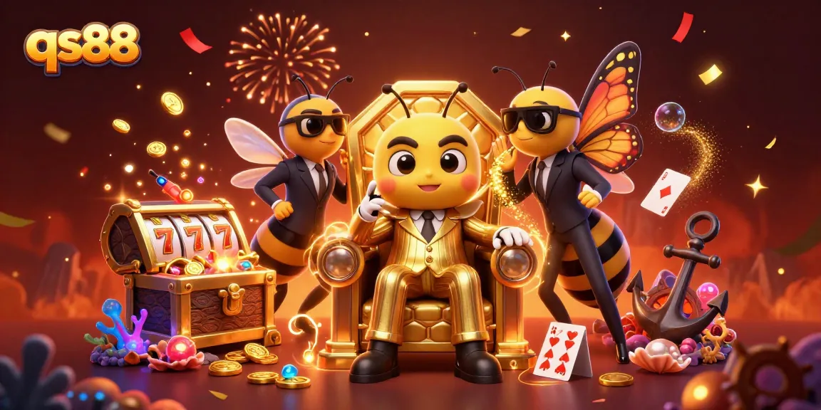 Join qs88's lively casino adventure with a mob boss and dazzling gaming elements.