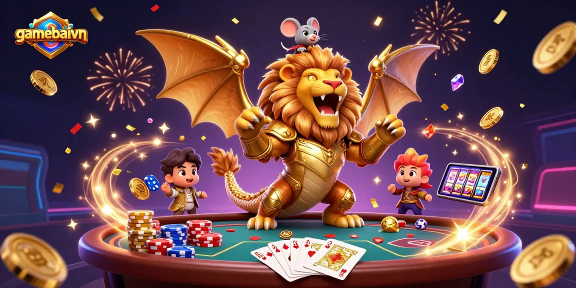 Engage in thrilling poker action with gamebaivn, featuring dynamic game elements and vibrant visuals.