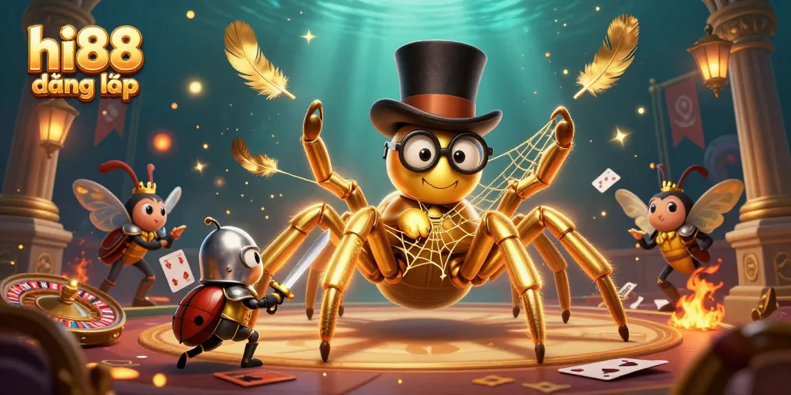 Engage in thrilling action with hi88 đăng nhập at a vibrant casino scene featuring animated characters and dynamic elements.