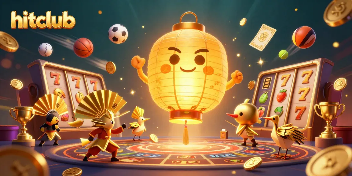 Experience exhilarating wins at hitclub's casino with golden lantern spirit and vibrant game elements.