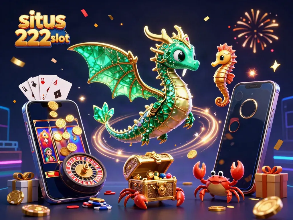 Menangkan permainan slot di situs 222slot dengan ilustrasi 3D yang menakjubkan dan detail berkilau.