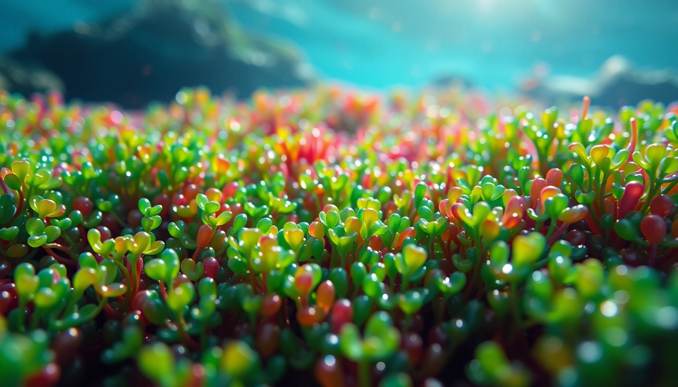 Discover where does astaxanthin come from, focusing on microalgae and marine life in an oceanic setting.