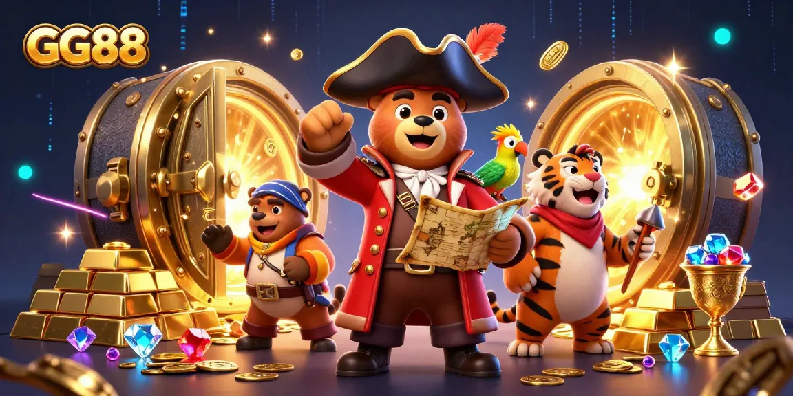 Experience the thrill of GG88 with a vibrant scene showcasing interactive casino elements.