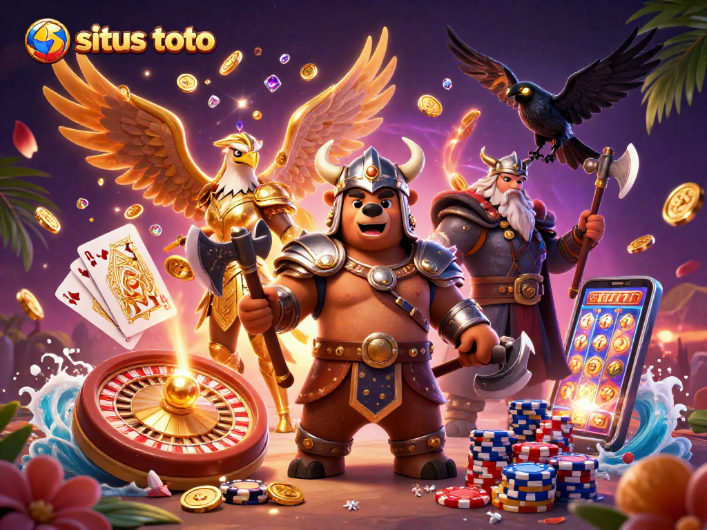 Experience exhilarating gaming with situs toto offering thrilling game features and vibrant scenes.