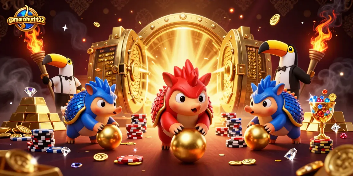 Engage with exciting Pai Gow action at gamenohuuytin22, featuring rival pangolins in a thrilling casino scene.