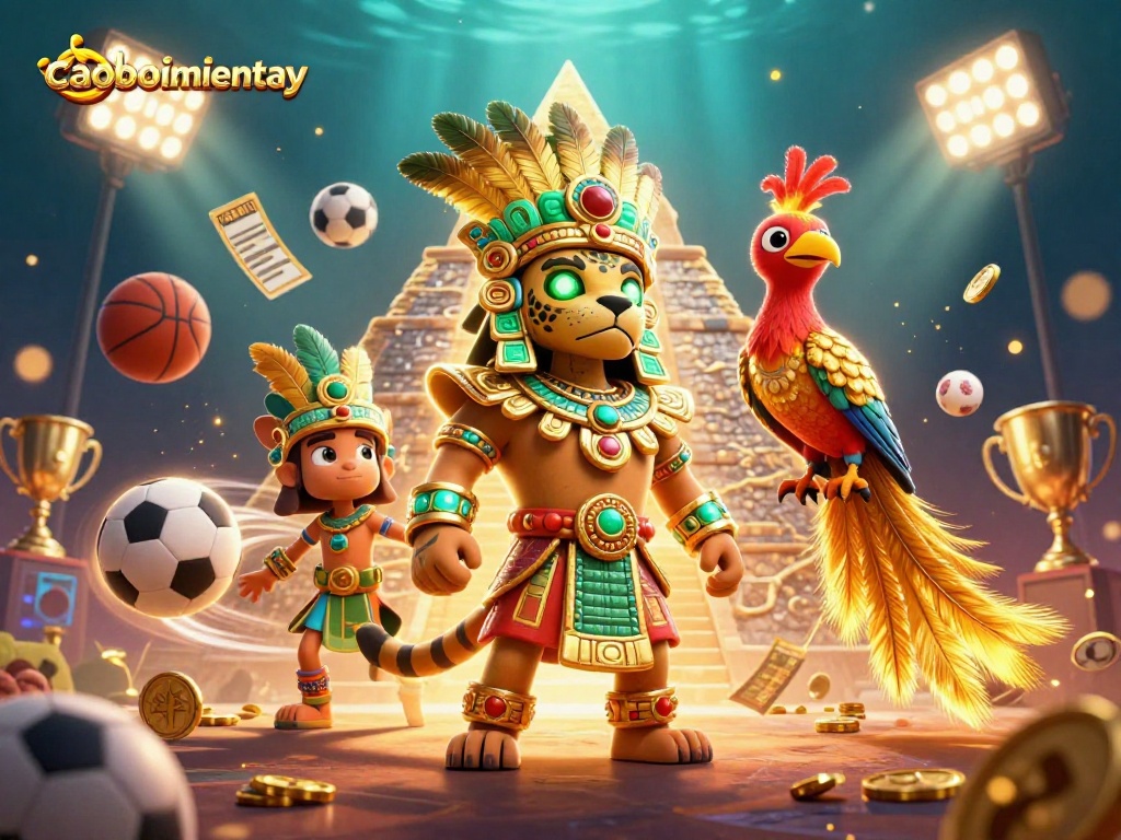 Win exciting rewards in caoboimientay with dynamic characters and animated sports elements!