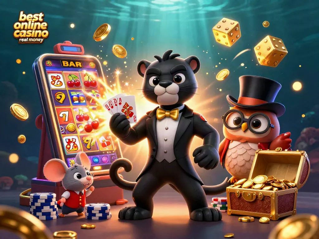 Experience the excitement at the best online casino real money with our stylish 3D characters and vibrant gaming elements.