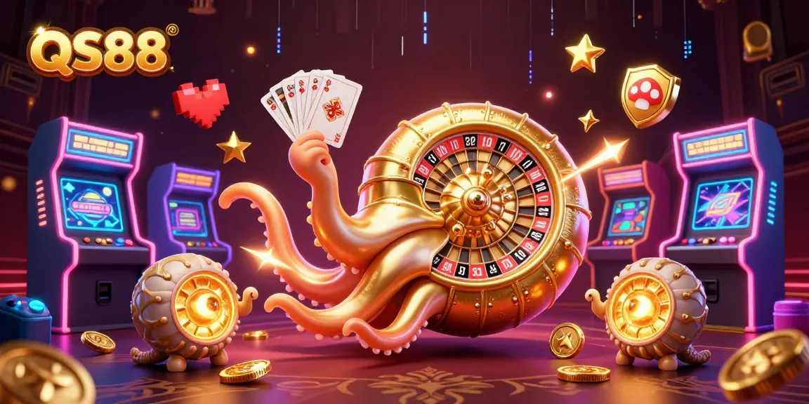 Enjoy thrilling casino action at QS88 with the ancient giant nautilus and glowing ammonite companions.