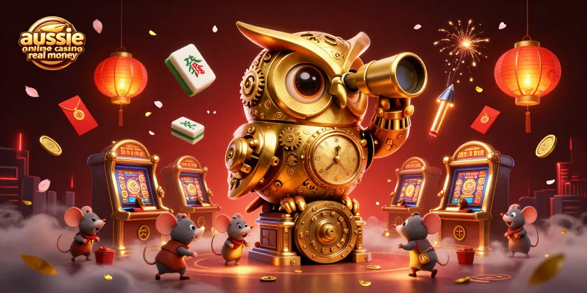 Experience the thrill of aussie online casino real money with a vibrant 3D casino scene.