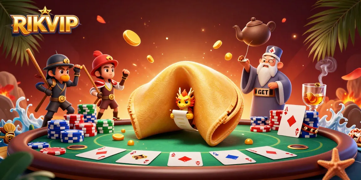Engage in exciting gameplay at RIKVIP with a vibrant casino-themed scene featuring rich 3D elements.