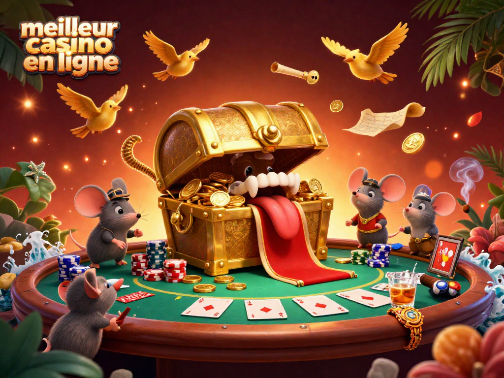 Visualisez le meilleur casino en ligne avec des personnages animés et des éléments fascinants du jeu.