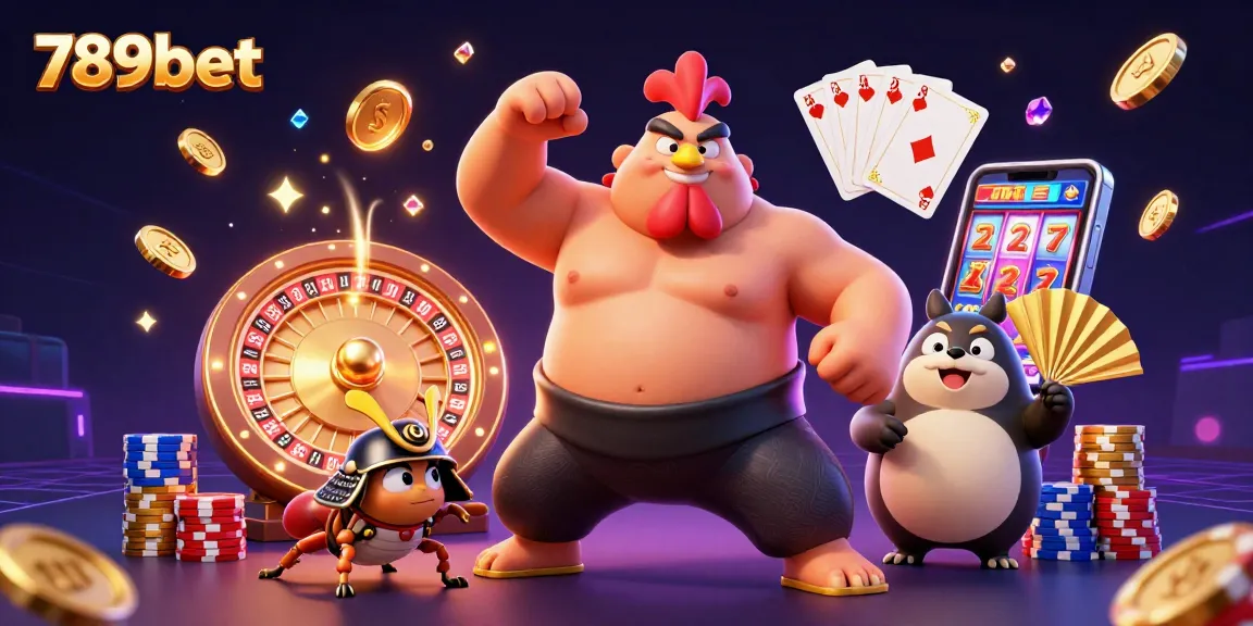 Experience thrilling gameplay at 789bet with dynamic casino elements and vibrant illustrations.