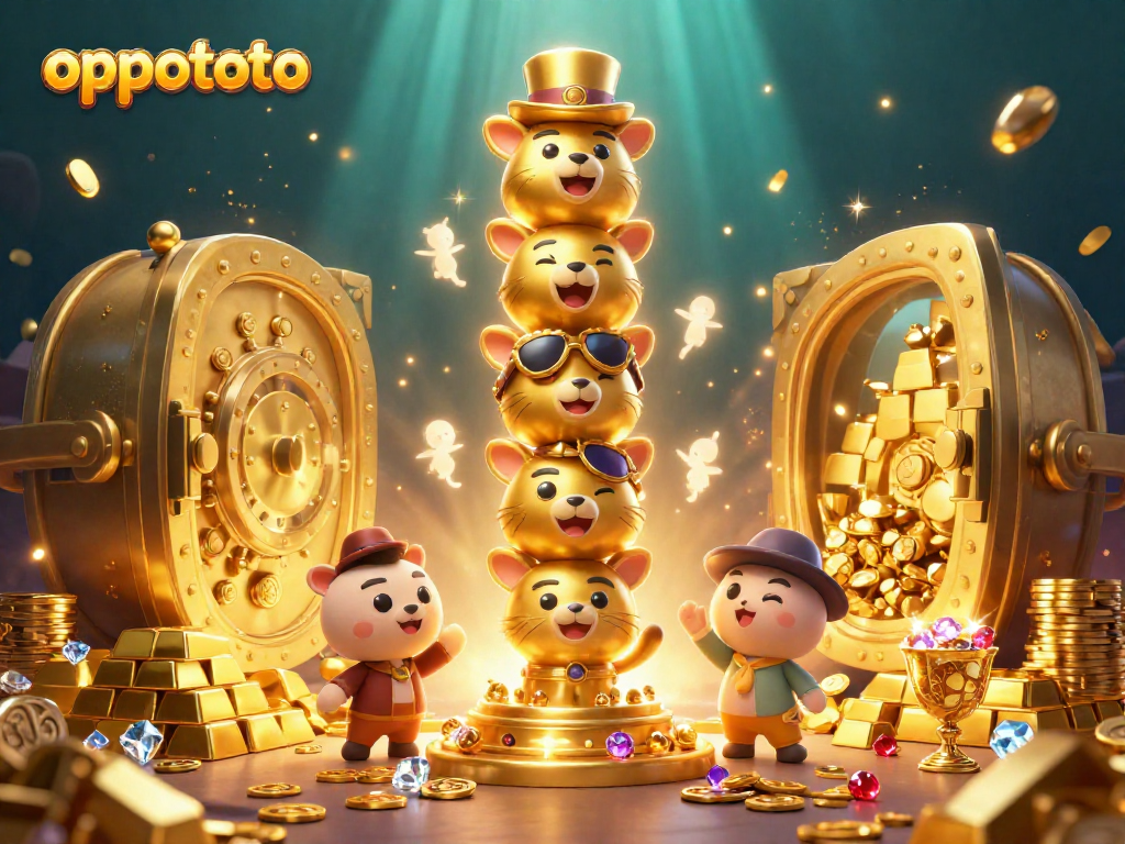 Engage with oppatoto's exciting casino experience featuring a vibrant totem pole.