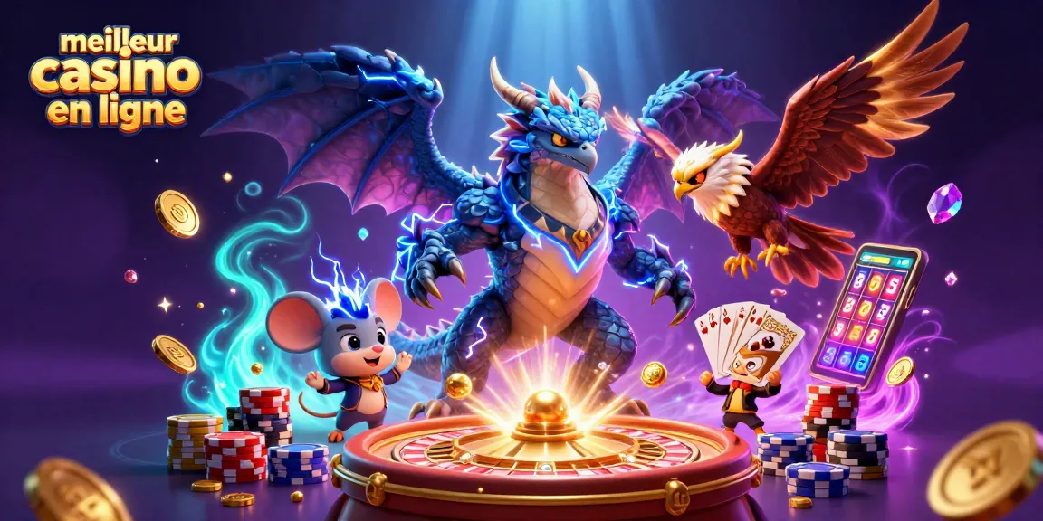 Visualisez le meilleur casino en ligne avec des jeux dynamiques et des personnages captivants.
