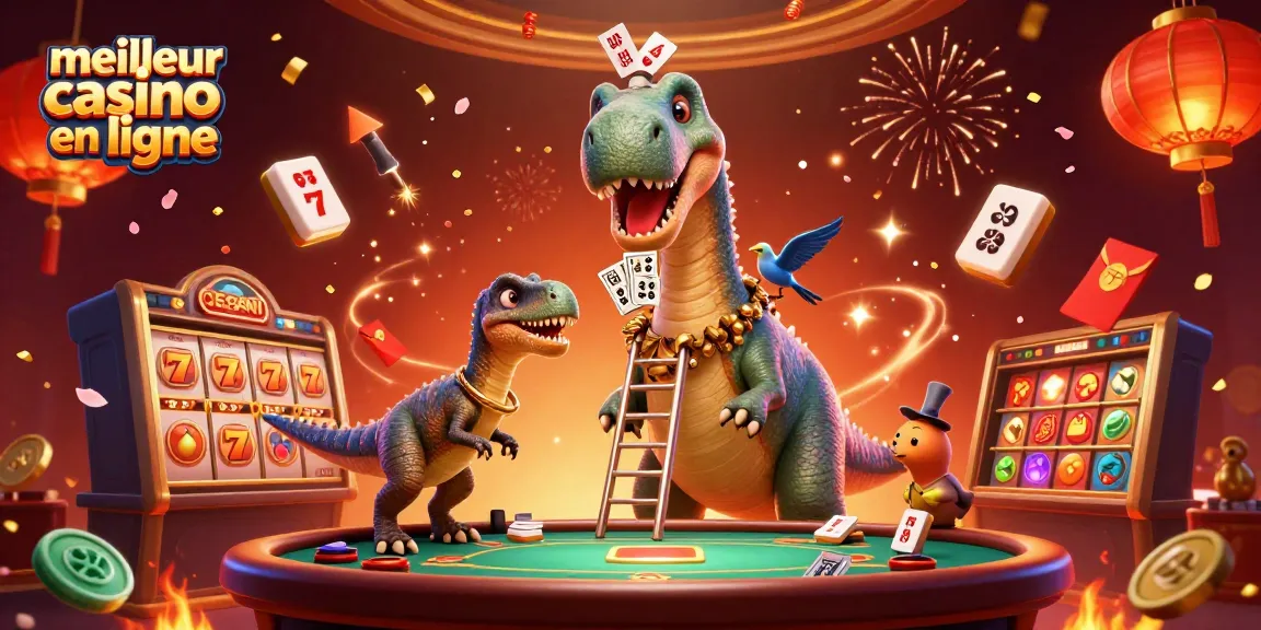 Profitez de l'expérience du meilleur casino en ligne avec un spectacle animé de jeux et de personnages.