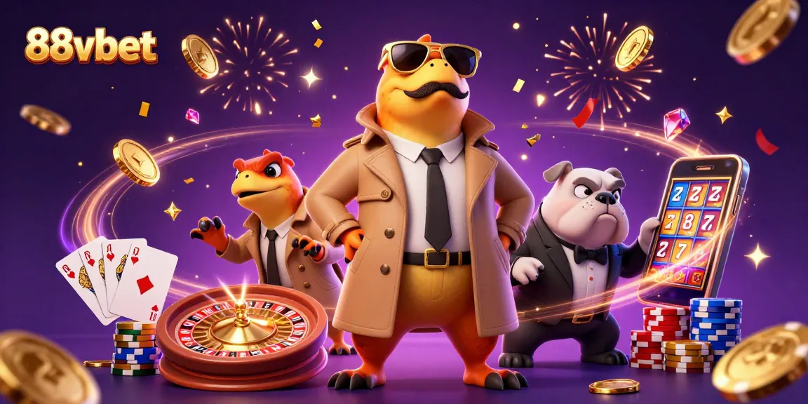 Experience the excitement of 88vbet with raptors entering a VIP lounge in a colorful, animated scene.