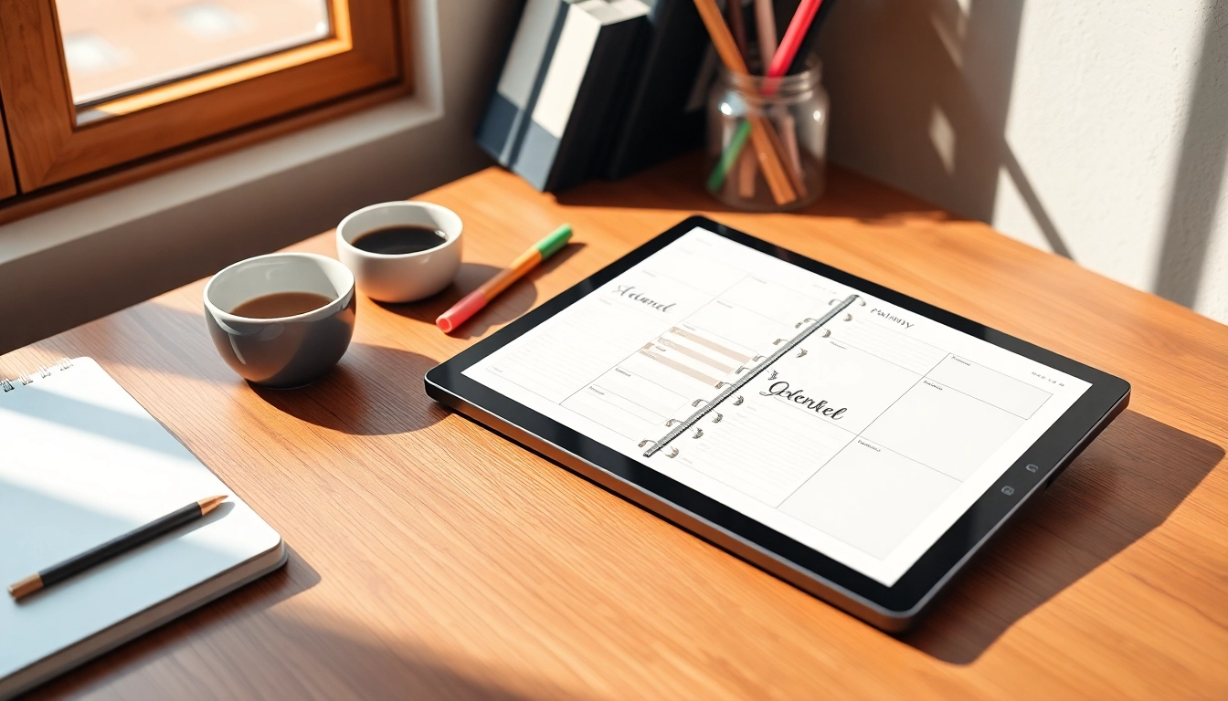 Organize your day with elegant Planners For reMarkable on a stylish desk setup.
