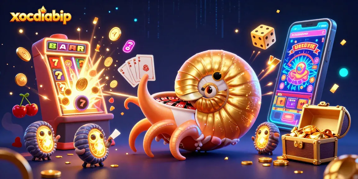 xocdiabip features a vibrant 3D nautilus roulette scene with animated casino elements.