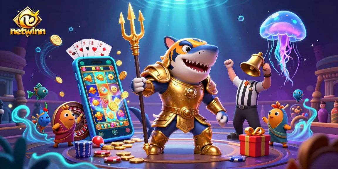 Engage with thrilling netwinn casino action featuring vibrant underwater gameplay elements.
