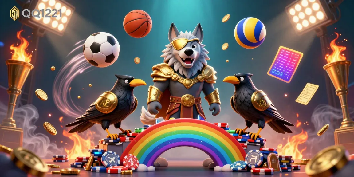 Experience thrilling moments with QQ1221 through a vivid 3D casino world filled with dynamic sports elements.