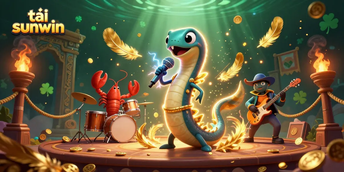 Engage with the thrilling action of "tải sunwin" in this vibrant underwater casino scene featuring unique characters.