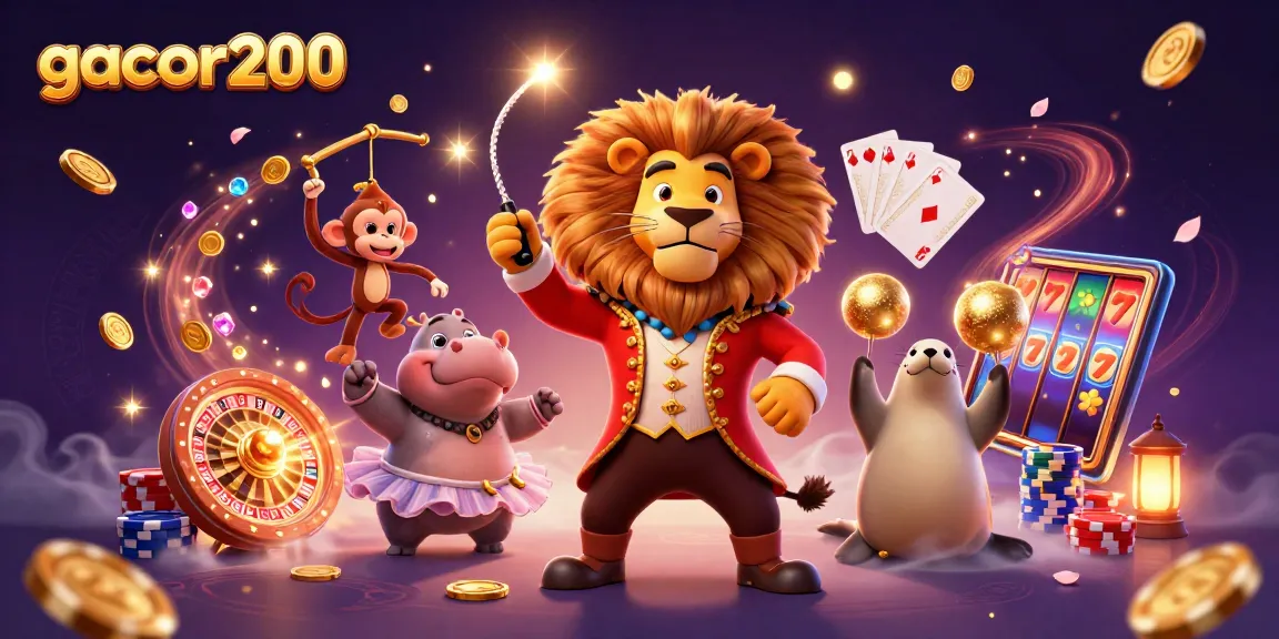 Gacor200 menghadirkan pengalaman slot online yang mengasyikkan dengan karakter unik dan elemen permainan.