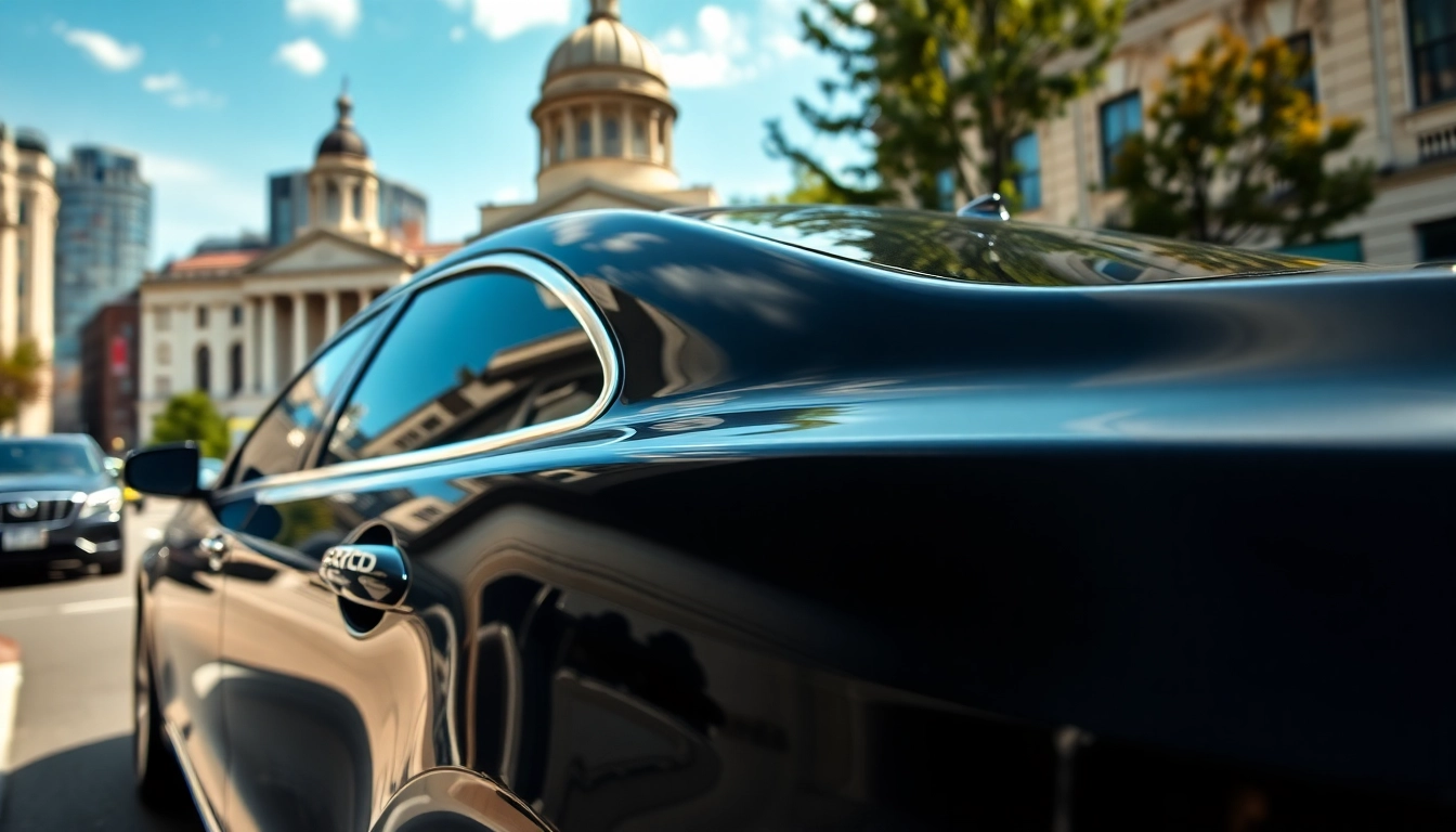 Experience luxury with this executive car service Providence RI in an urban setting.