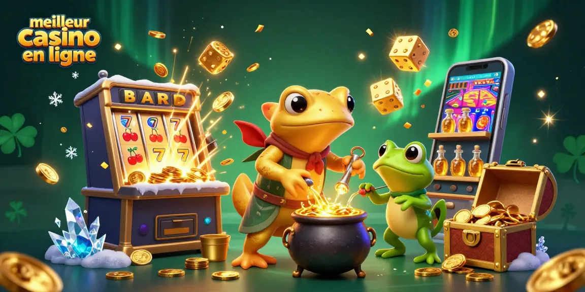 Profitez des fonctionnalités du meilleur casino en ligne avec une illustration 3D riche en couleurs et en détails.