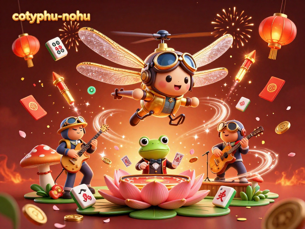 Experience Cờ Tỷ Phú at cotyphu-nohu with vibrant characters and casino elements enriching the scene.