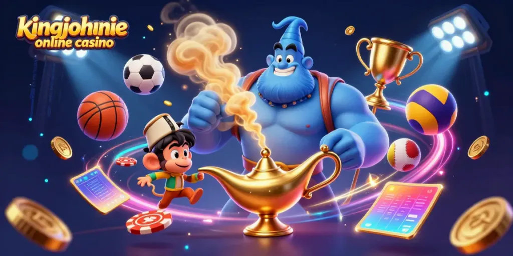 Spin and win at kingjohnnie online casino with exciting game elements and characters!