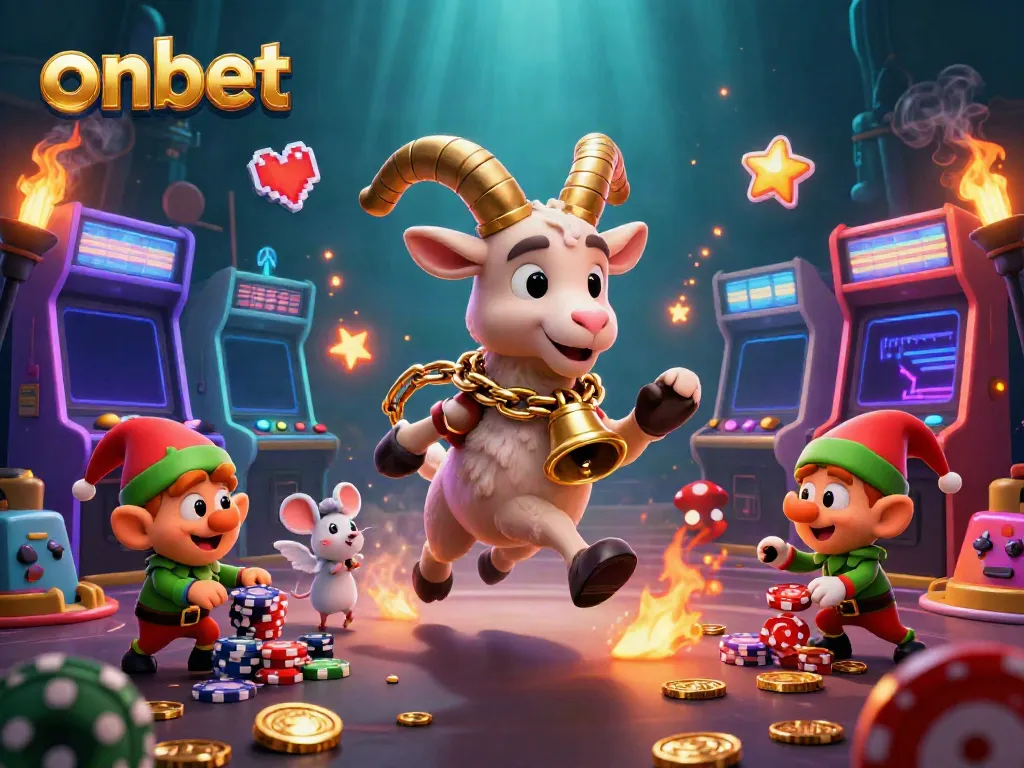 Spin the reels at ONBET's vibrant casino with an enchanting Krampus goat, angel mouse, and whimsical elfin gremlins.