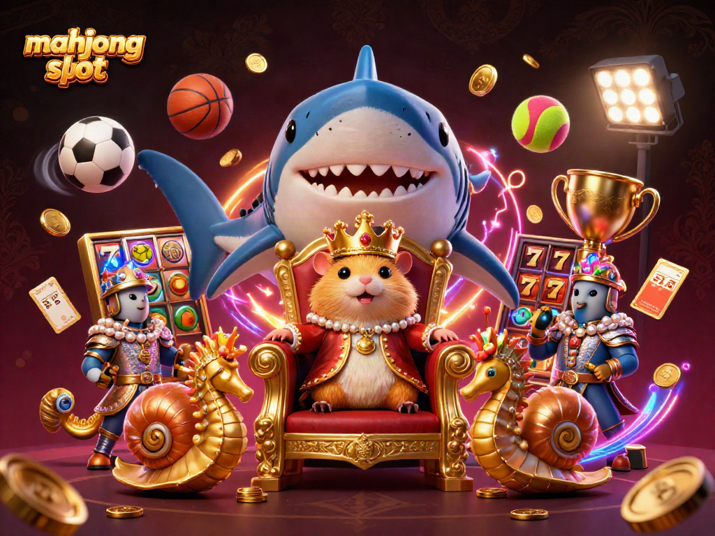 Spin the mahjong slot and win with vibrant action in a packed gambling scene.